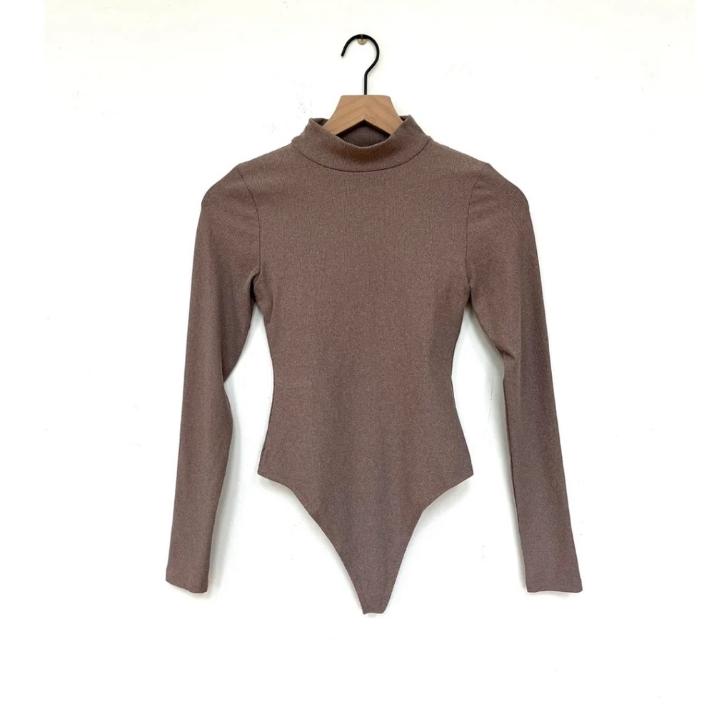 Girlfriend Collective Vivien Mockneck Bodysuit S